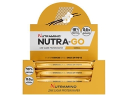 Complemento Alimentar NUTRAMINO Bolachas Proteicas Nutrago Baunilha 12 X 39 G 585 Gr