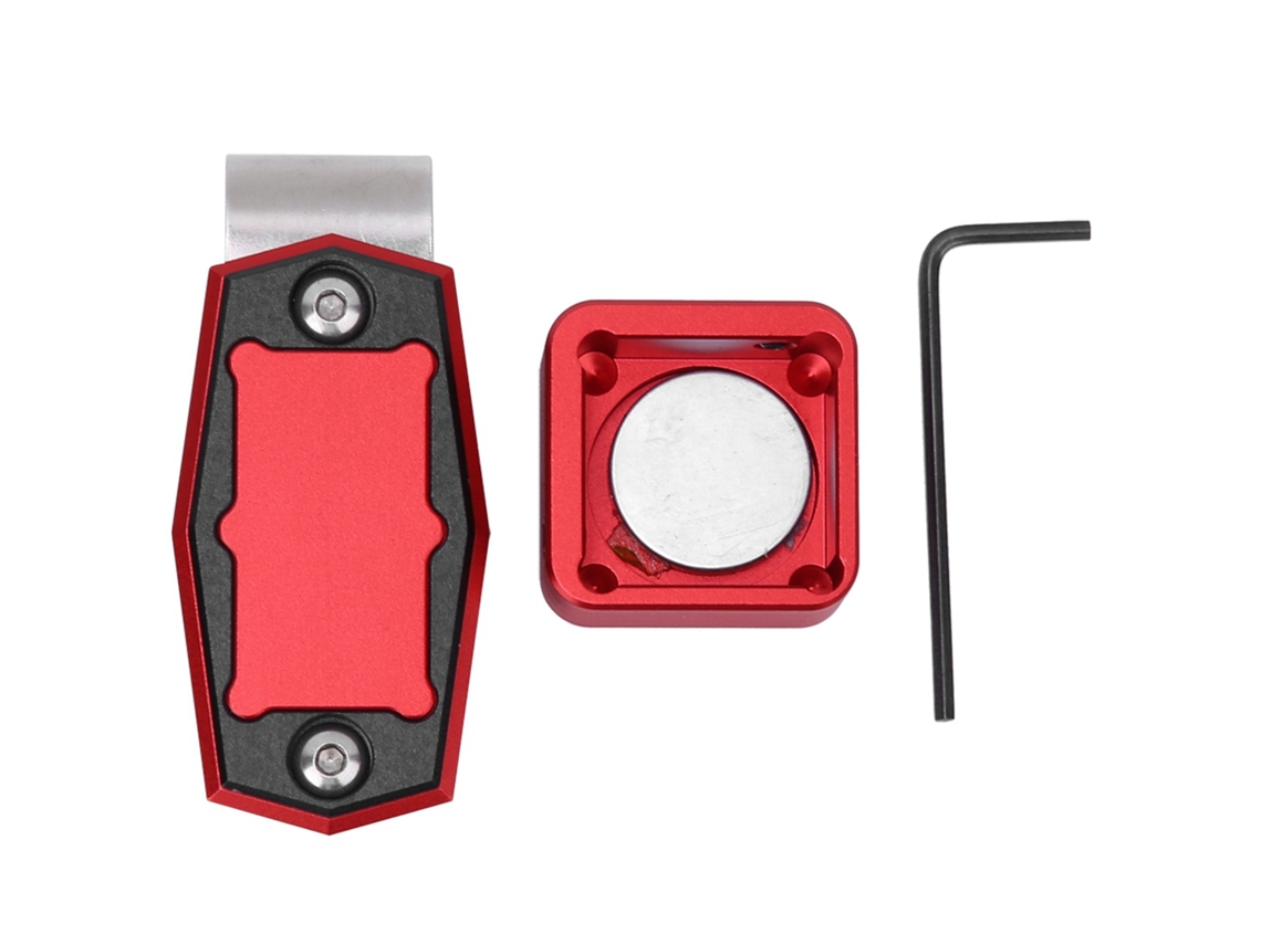 Jinwei-2026caja De Tiza Magnética Portátil Mini Con Clip Fijo Para Billar Snooker Pool Accesorios Deportivos Rojo