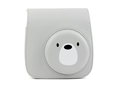 Bolsa SLOWMOOSE para Cámara Fujifilm Instax Mini Gris con Oso