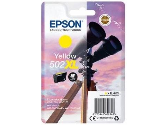 Cartucho de tinta EPSON 502 XL -C13T02W44020