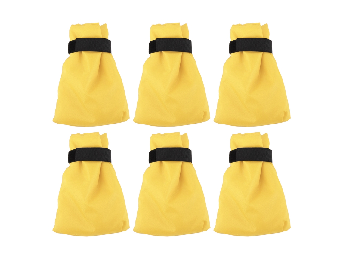 6 cubiertas de grifo gruesas, resistentes al agua y a la congelación, para exteriores, para invierno, color amarillo