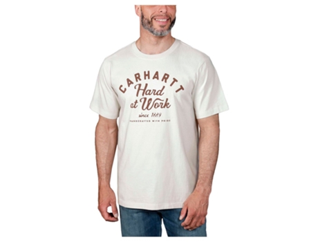 Camiseta Unisex CARHARTT Decote Redondo Relaxed Fit Blanco (S)