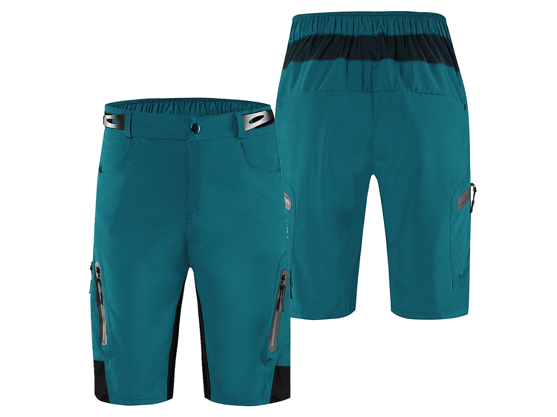 Pantalones Cortos De Ciclismo Para Hombre Con 7 Bolsillos, Transpirables, De Secado Rápido, Para Ciclismo De Montaña, Running, Fitness Y Verano.