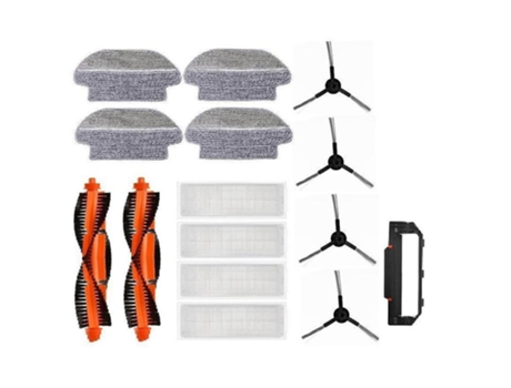 Acessórios de Aspirador Adecuado para Mijia Robot aspirador Pro P Robot de limpieza Stytj02Ym Cepillo lateral principal Fregona con filtro Hepa