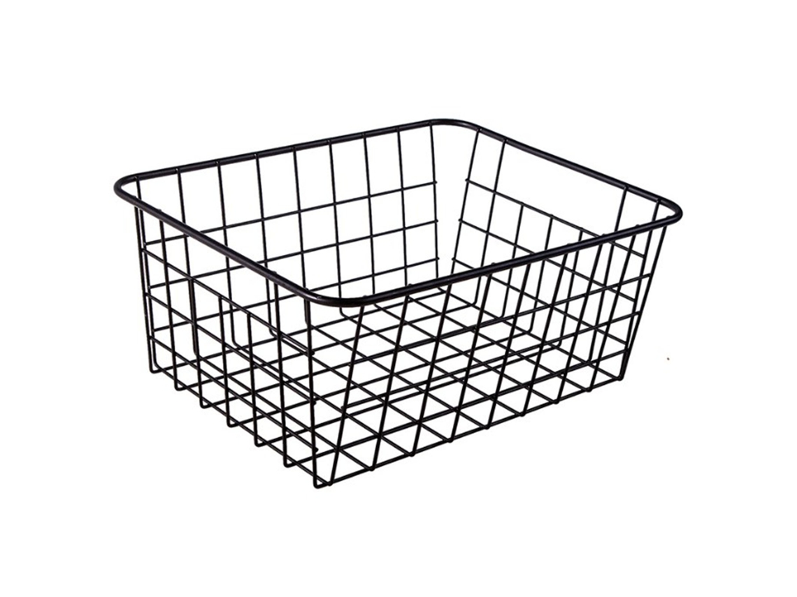 Cesta De Alambre De Acero Para Almacenamiento En Cocina, Despensa, Baño, Lavadero Y Refrigerador.