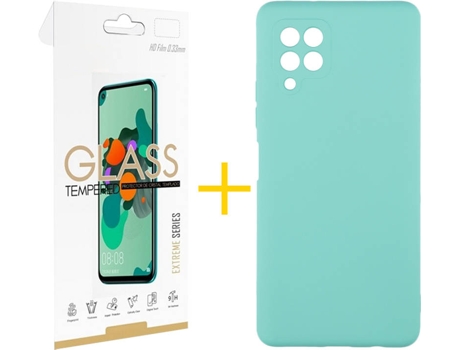Kit Funda + Protector de Pantalla Samsung A12 5G SKYHE 3792 Verde