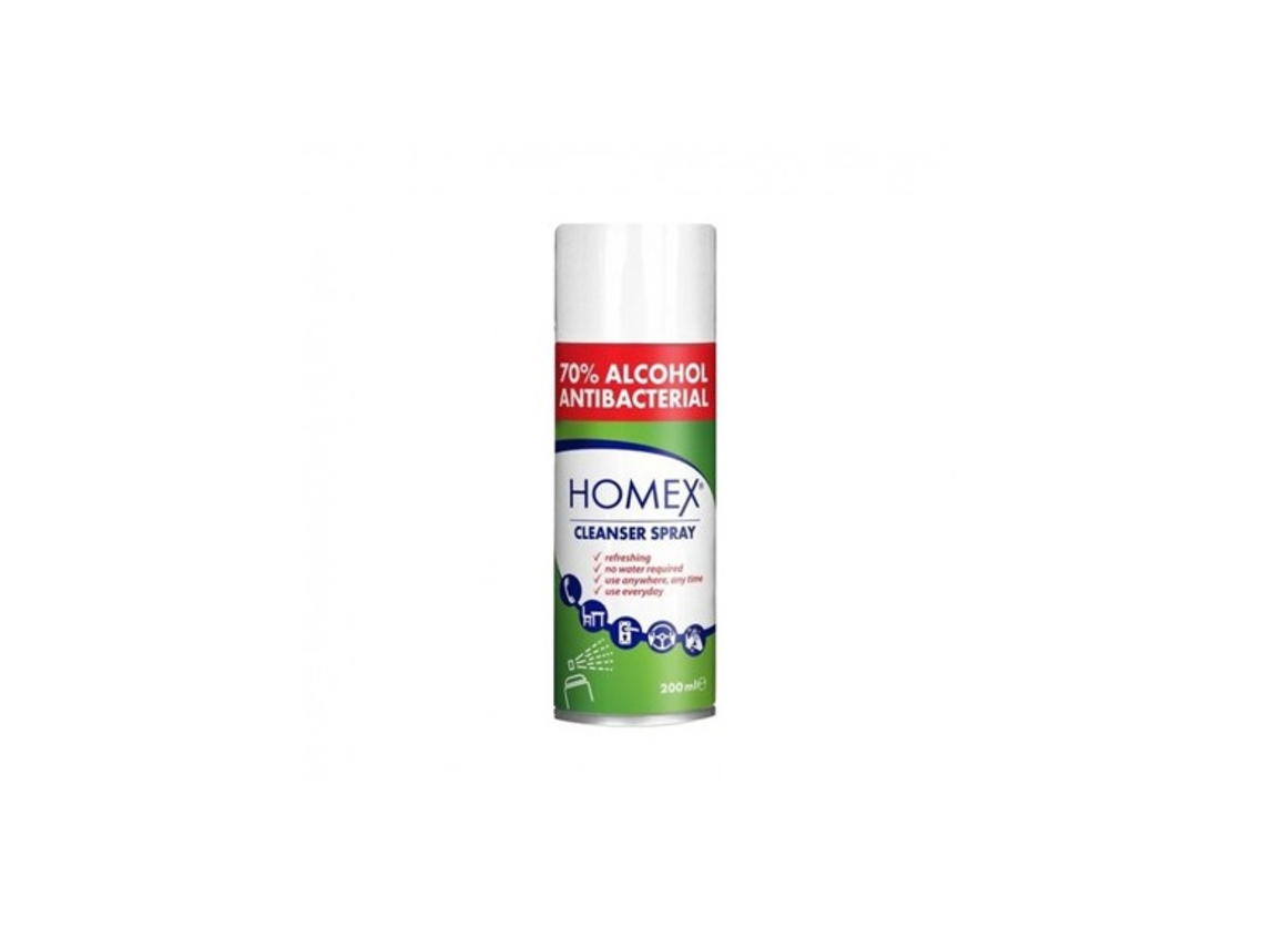 Bastilipo 24 Uds Aerosol Homex con 70% de alcohol isopopilico 200ml