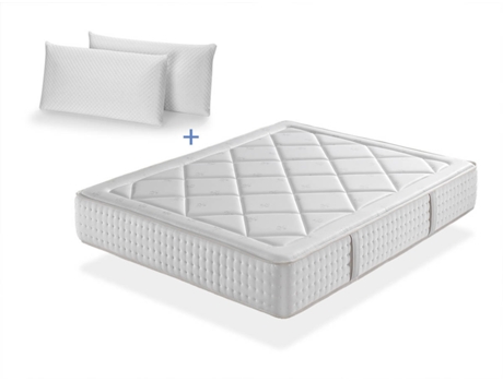 Pack Colchón + 1 Almohada Viscoelastica DORMALIT Amelie Firmeza media Espuma super soft (90x190 cm)