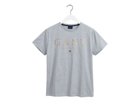 Camiseta de Hombre GANT Multicolor Gris (S)