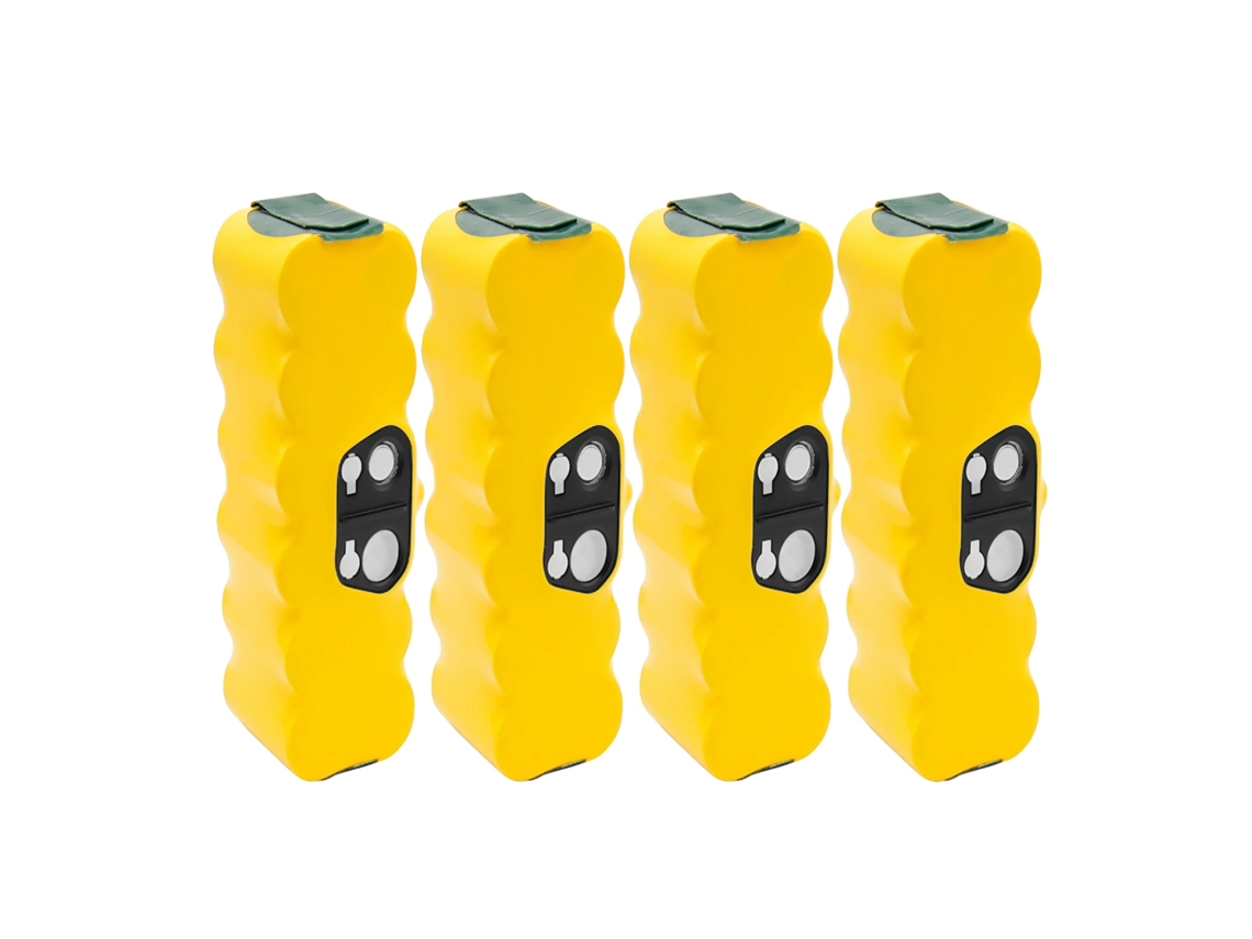 Batería, capacidad de 6000 mAh, compatible con Irobot Roomba serie 500, 4 baterías, 14,4 V OEM