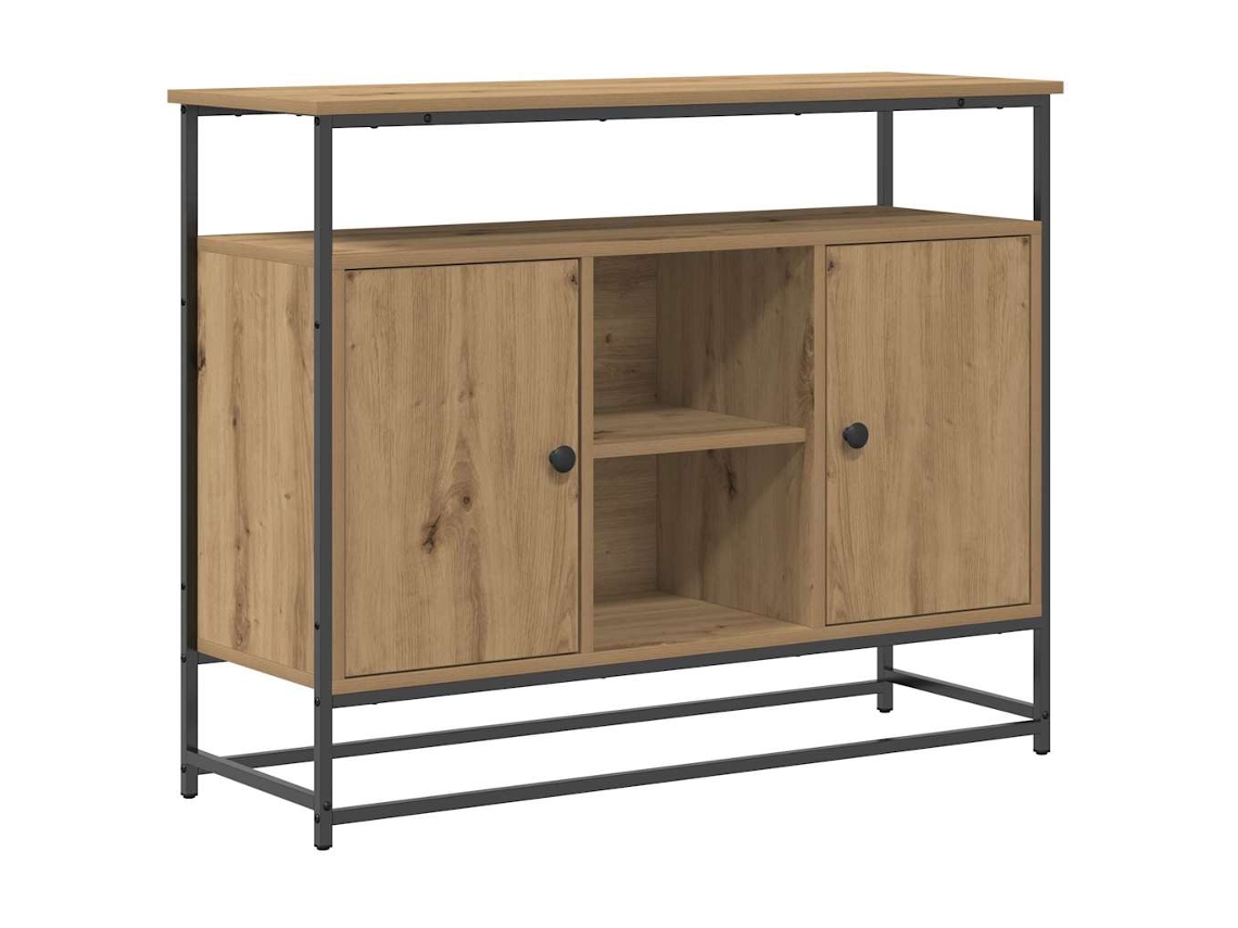 Maison Exclusive - Aparador Roble Artesanal 100 X 35 X 80 Cm Madera De Ingeniería
