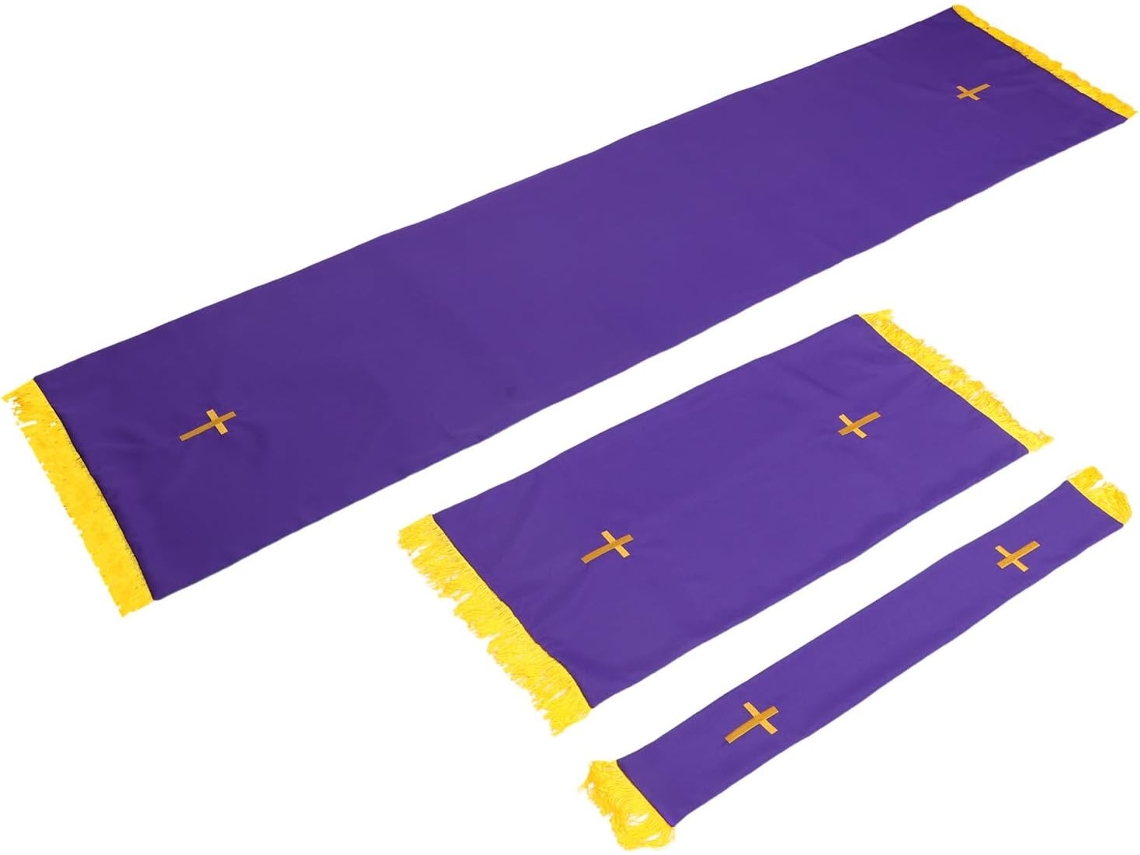 Te, Conjunto De Vestimentas Litúrgicas Reversibles Para La Iglesia