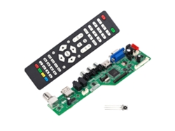 Controlador de audio con monitorización y pantalla LCD