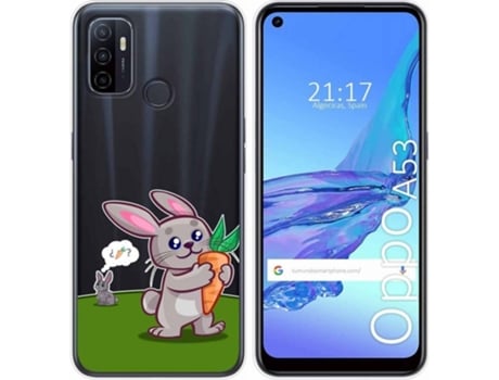 Carcasa Oppo A53 / A53s TUMUNDOSMARTPHONE Conejo Multicolor