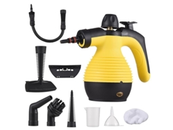 Limpiador A Vapor Portátil De 1050 W, Máquina De Limpieza A Vapor De Alta Temperatura Con 9 Accesorios Para Cocina, Sofá Y Baño.
