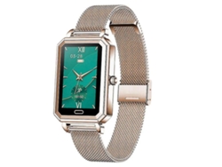 Reloj inteligente para mujer, pantalla táctil HD, multiesfera, modo deportivo, seguimiento de actividad, pulsera resistente al agua, control remoto, dorado, Bestvite