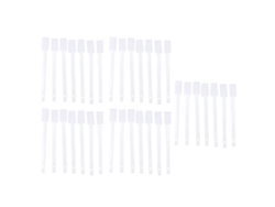Baok - Paquete de 5 cepillos desechables multiusos para inodoros, ideales para limpiar grietas, agujeros, esquinas de inodoros, baños y teclados.