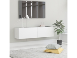 Mueble De Tv Madera De Ingeniería Blanco 120x30x30 Cm