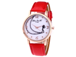 Reloj De Mujer Zhoulianfa De Cuero Pu Dial Redondo De Cuarzo
