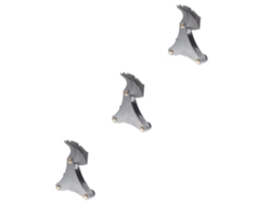 Juego de 3 calibres de rosca de acero inoxidable Amosfun (S)