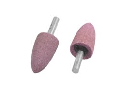 2 Piezas De Piedras De Amolar Cónicas Montadas De 20 Mm De Diámetro.