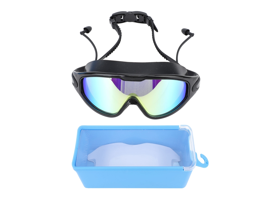 Gafas De Natación Con Aumento, Impermeables, Antivaho, Con Revestimiento Electroforético Y Tapones Para Buceo Y Deportes Acuáticos.