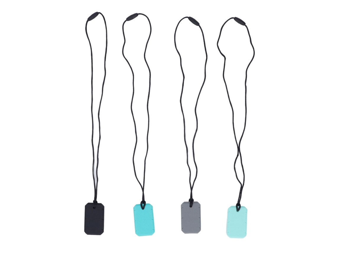 Jinwei-colgante De Masticación Sensorial De Silicona, Collar Masticable Para Niños, Teether Pendant