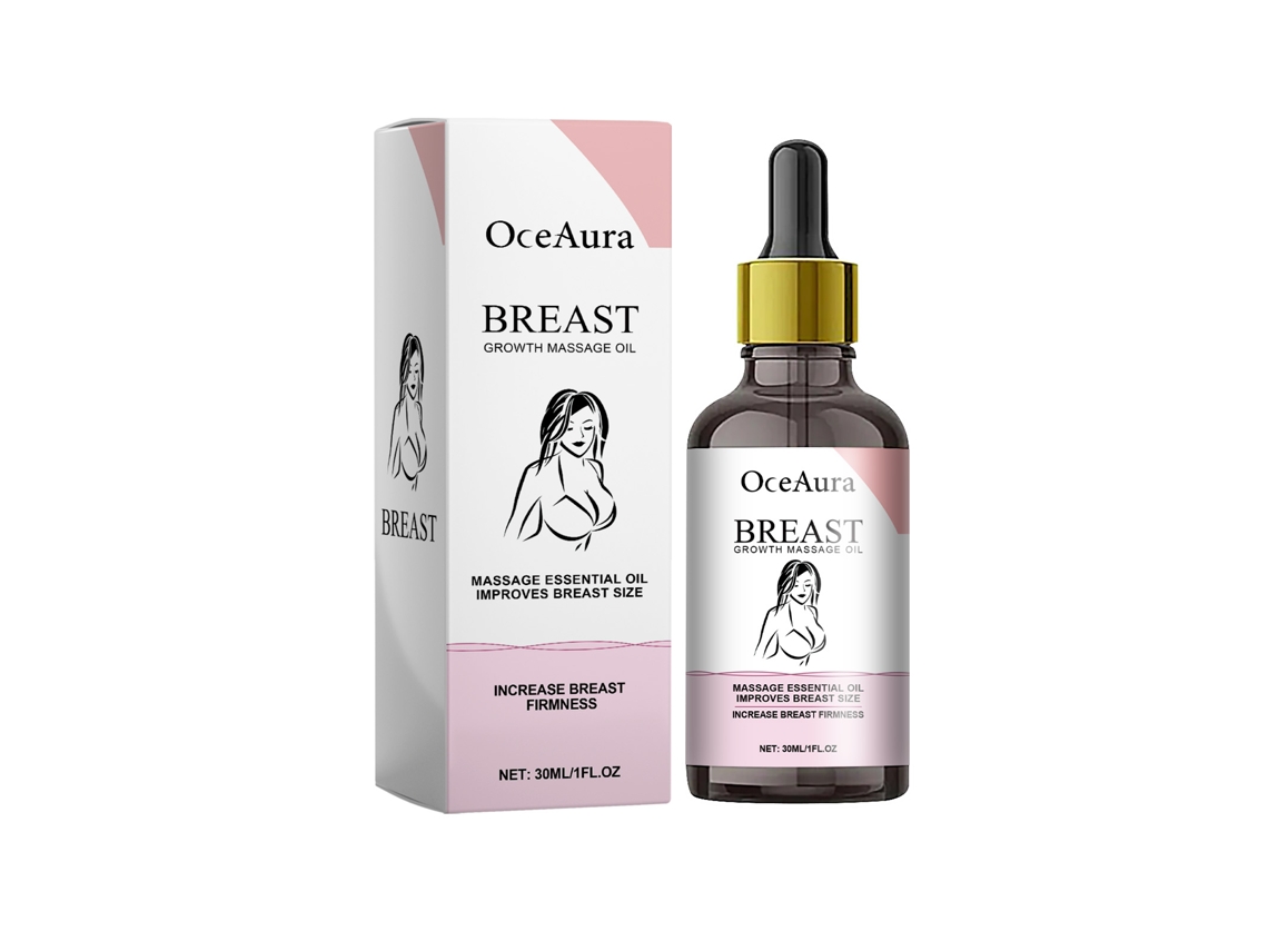 Aceite de masaje para el cuidado del pecho