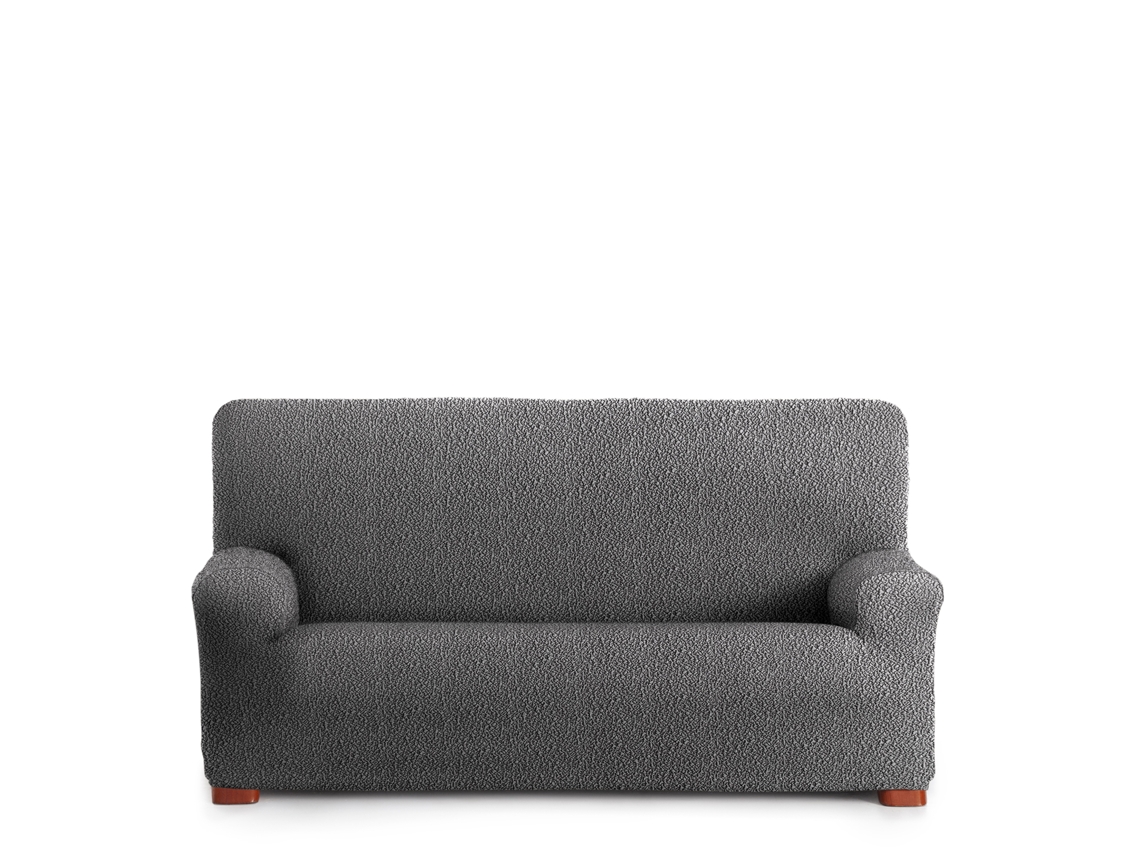 Funda Sofá Bielastica Adaptable Roc 4 Plazas (210-290 cm) Gris Oscuro VIPALIA