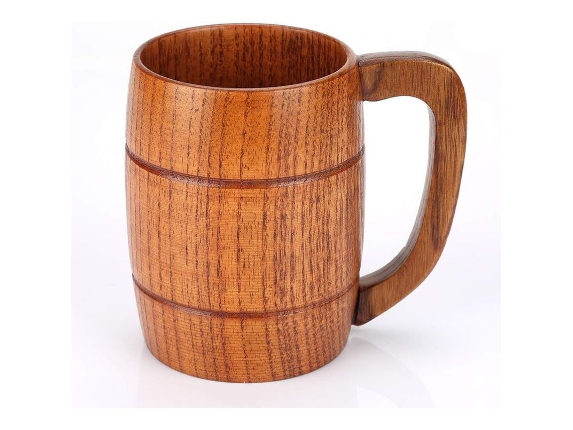 2026-tazas De Madera Artesanales En Forma De Barril, Ecológicas Y Clásicas Para Cerveza Y Vino, 100% Materiales Renovables
