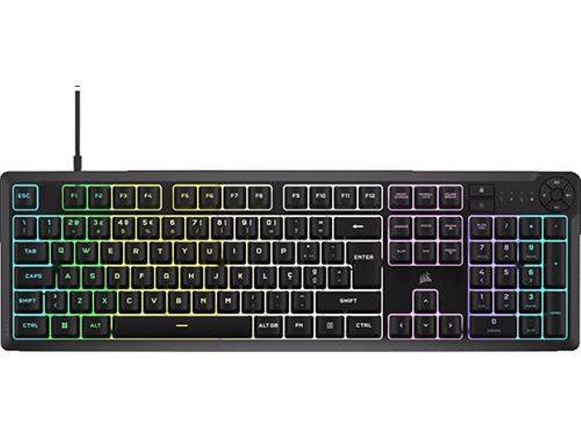 Teclado CORSAIR K55 RGB Core (Negro)