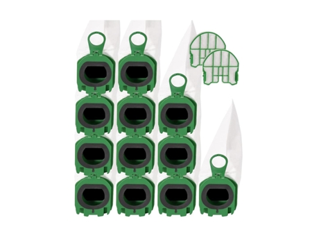 Acessórios de Aspirador Bolsa de polvo compatible con la bolsa de aspiradora de Vorwerk Kobold Vb100 Fp100