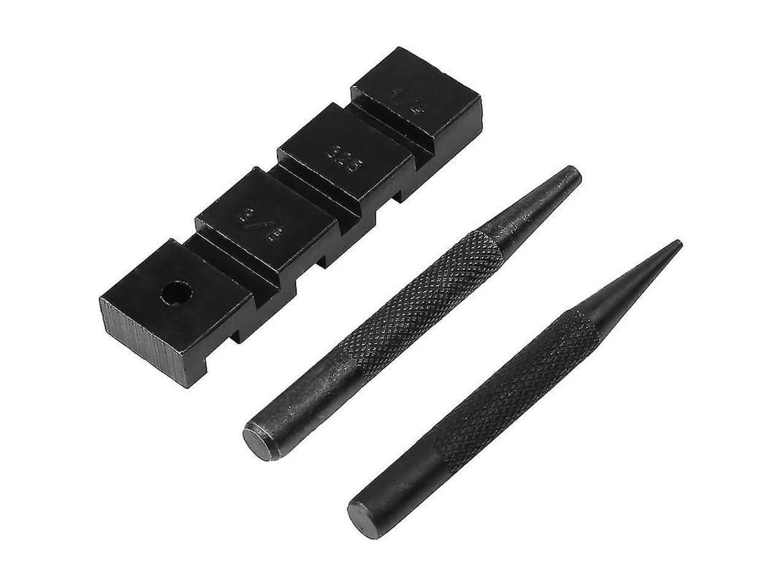 Kit Portátil De Reparación De Motosierras Con Rompecadenas Y Punzón, Fabricado En Acero Al Carbono.