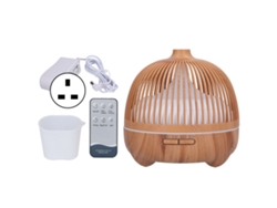 Humidificador De Aire Ultrasónico Con Aromaterapia, 7 Led, 500 Ml, Control Remoto Y Diseño De Jaula De Pájaros.