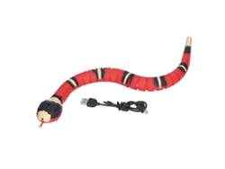 Ats-juguete De Serpiente Control Remoto Inteligente Simulación Evitación De Obstáculos Electrónico Para Gatsitos