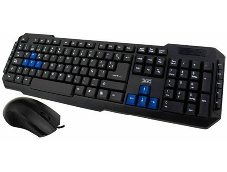 Ratón Gaming 3GO Combodrile2 + Teclado Espanhol