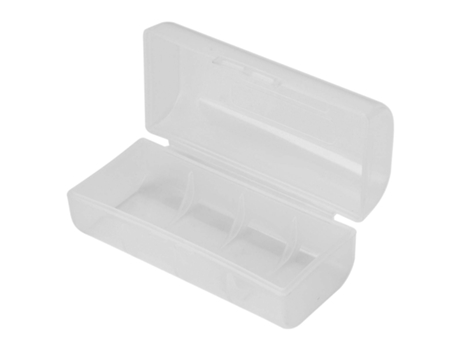 Caja de almacenamiento organizadora de batería de 2 piezas caja impermeable Soporte de batería caja de almacenamiento de batería 26650