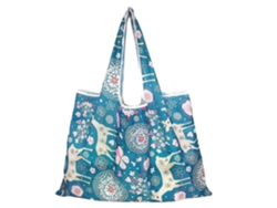 Bolsa de compras de gran capacidad, lavable, plegable y resistente, fabricada en tela Oxford, ideal para las compras diarias. GOKOCO