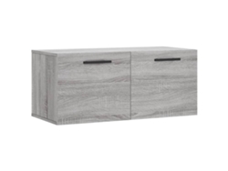 Armario de pared Sonoma MAISON EXCLUSIVE de madera gris (80 x 36,5 x 35 cm)