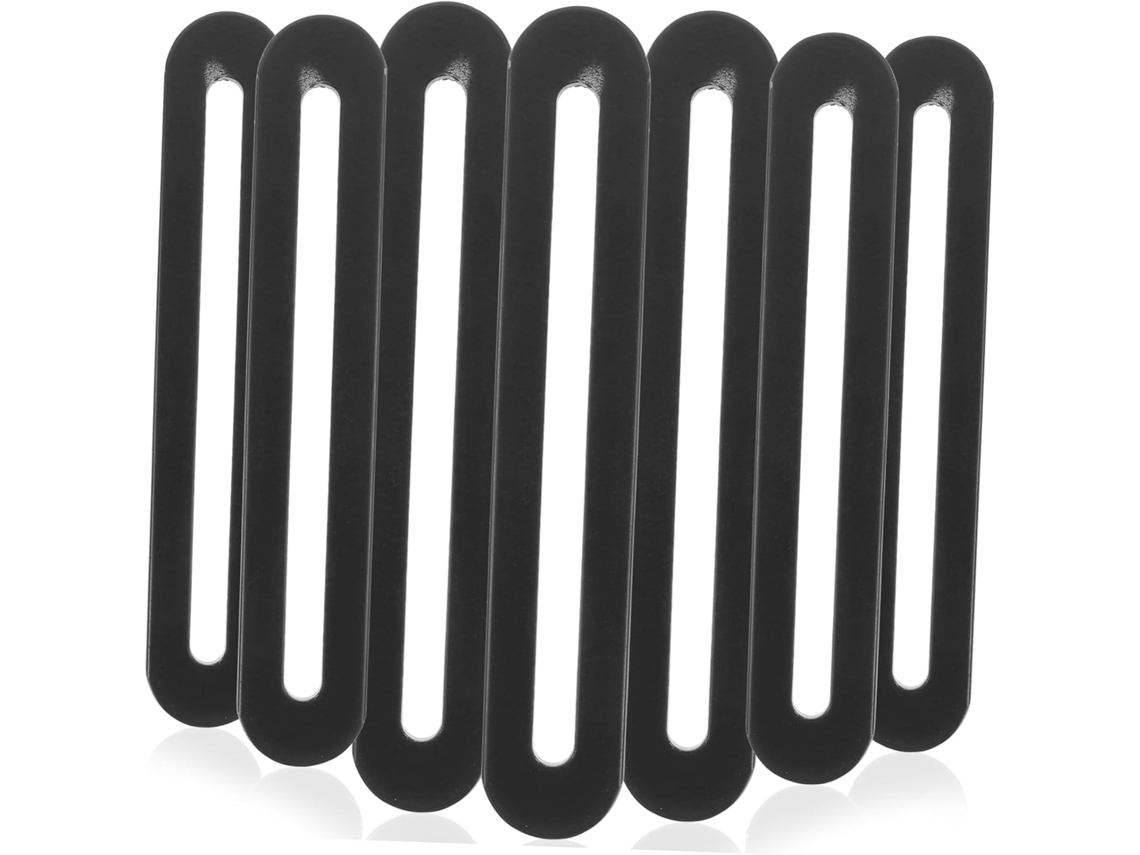 10 Placas De Reparación De Acero Inoxidable Con Soportes Planos Ajustables Para Muebles.