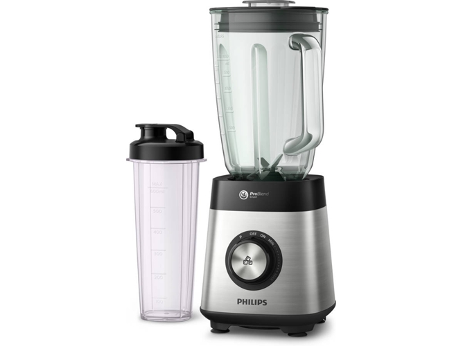 Batidora de Vaso PHILIPS HR3573 (1000 W - 2 L - Inox)