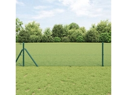 Cerca de alambre soldado verde de 4 x 10 m, acero WSD847145, Lovely Home