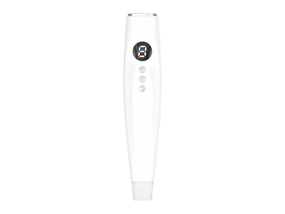 Masajeador facial de acupuntura, absorción mejorada, función de enfriamiento, tecnología de calor, vibración portátil inalámbrica, terapia Lumin