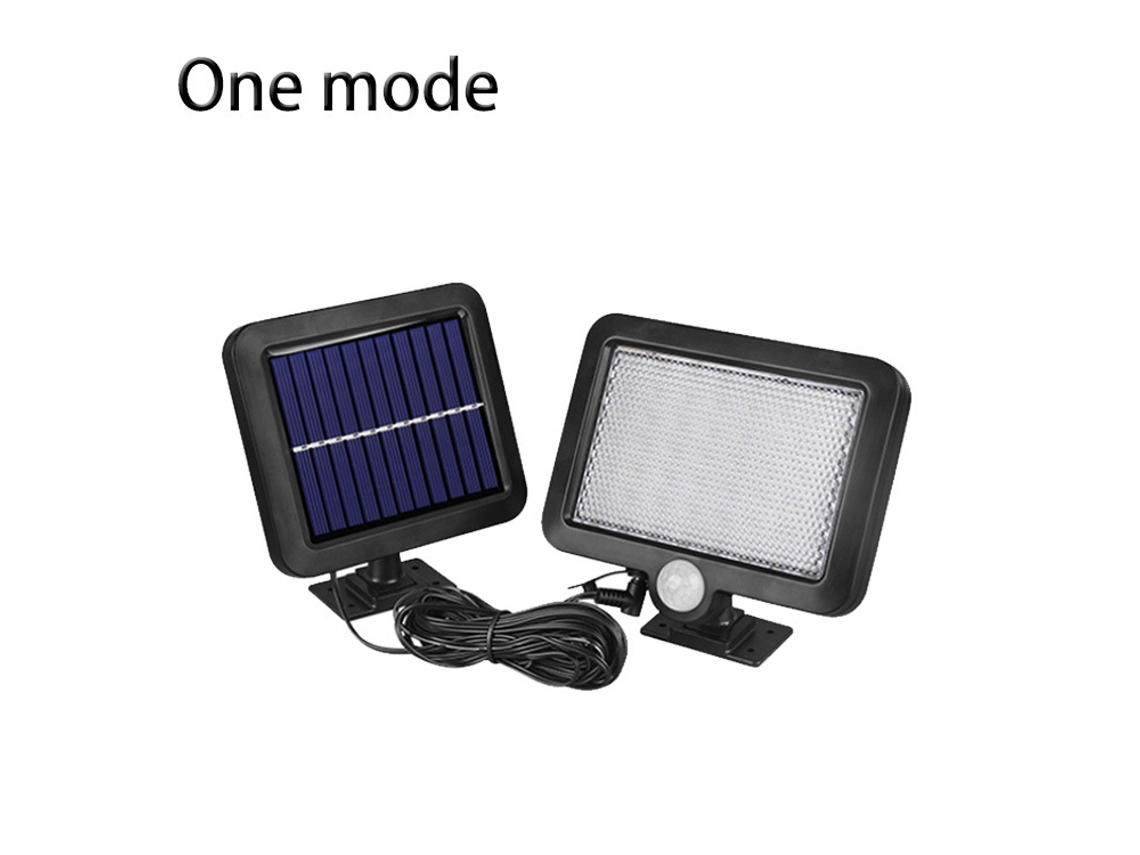 Lámpara Solar Con Sensor De Movimiento- Panel Solar Individual, 56 Led Alimentados Por Energía - Para Porche, Patio, Garaje Y Entrada De Vehículos.