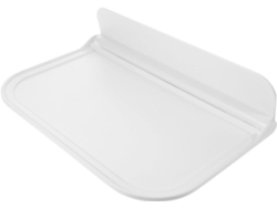 1 Estante De Pared Plegable Grande Blanco De Pp, Estante De Almacenamiento