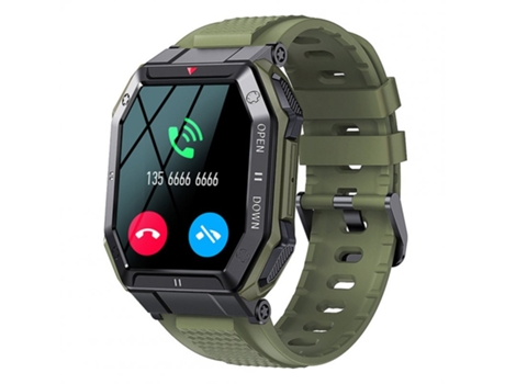 Smartwatch Macho K55 1.85 Pulgadas Pantalla Llamada Bluetooth 350Mah Batería Ip68 Impermeable Verde