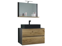 Mueble de baño de 3 piezas Legends 80 cm M Vcm