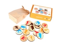 Ats-juego De Memoria De Parejas De Madera Para Niños Con Animales, Tablero Interactivo Educatsivo Para Niños