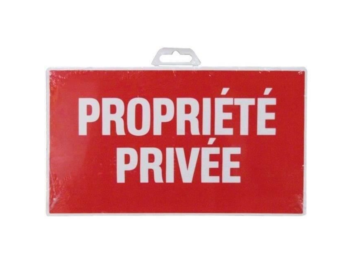 Placa De Propiedad Privada 330x200 Mm Novap