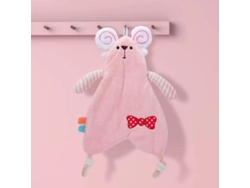 Rebe-toalla De Mano De Algodón Fluffy Absorbente Rápido Secado Para Baño Cocina Animal Bonito Rosa